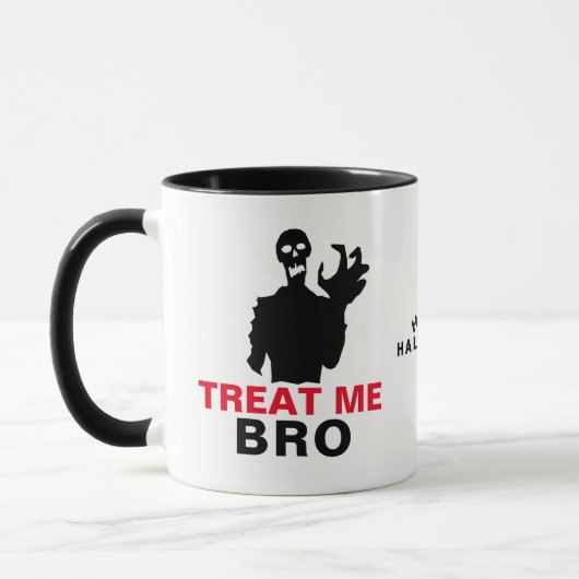 Happy Halloween Funny Horror anpassbar Tasse (Links)