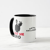 Happy Halloween Funny Horror anpassbar Tasse (Vorderseite Links)