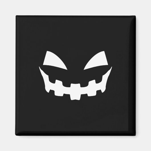 Happy Halloween Funny Monsters Pumpkin Spice Hexe Magnet (Vorne)
