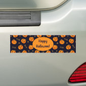 Happy Halloween Funny Niedlich Pumpkins Muster Autoaufkleber (Auf Auto)