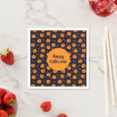 Happy Halloween Funny Niedlich Pumpkins Muster Serviette (Beispiel)