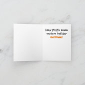 Happy Halloween Funny Spaß Niedlich Cat Kostüm Fot Karte (Innenseite)