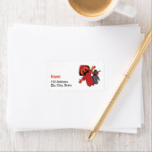 Happy Halloween für deine Freunde Adressaufkleber (Insitu)