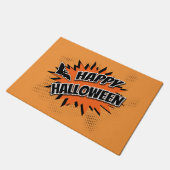 Happy Halloween Fußmatte (Schrägansicht)