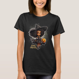 Happy Halloween Galaxy Hexe Trick oder Treat T-Shirt