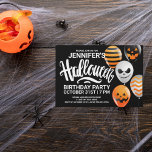 Happy Halloween Geburtstag | PARTY EINLADUNG Postkarte<br><div class="desc">Happy Halloween Geburtstag | PARTY EINLADUNG</div>