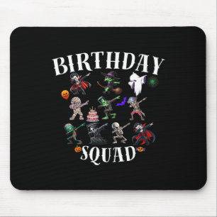 Happy Halloween Geburtstag Squad Matching Family P Mousepad