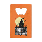 Happy Halloween Geldkarten Flaschenöffner (Rückseite)