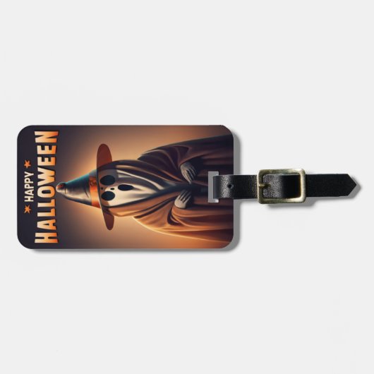 Happy Halloween Gepäckanhänger (Vorderseite horizontal)