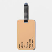 Happy Halloween Gepäckanhänger (Rückseite vertikal)