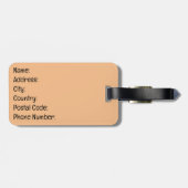 Happy Halloween Gepäckanhänger (Rückseite horizontal)