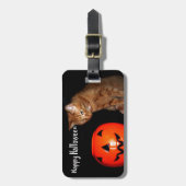 Happy Halloween Gepäckanhänger (Vorderseite vertikal)