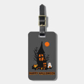 Happy Halloween Gepäcktag Gepäckanhänger (Vorderseite vertikal)