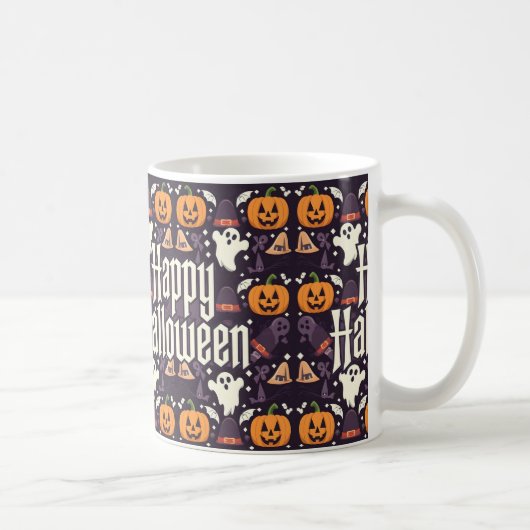 Happy Halloween-Geschenk Kaffeetasse (Rechts)