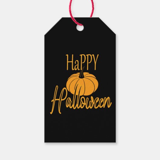 Happy Halloween Geschenkanhänger (Vorderseite)