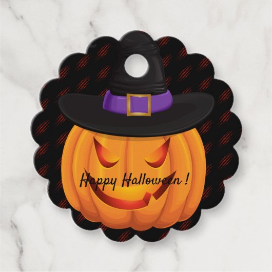 Happy Halloween Geschenkanhänger (Vorderseite)