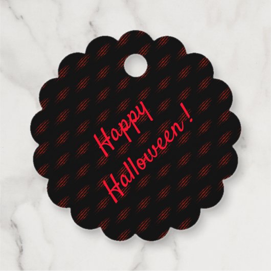 Happy Halloween Geschenkanhänger (Rückseite)