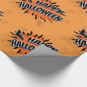 Happy Halloween Geschenkpapier (Ecke)
