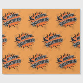 Happy Halloween Geschenkpapier (Flach)