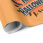 Happy Halloween Geschenkpapier (Rolleneckpunkt)