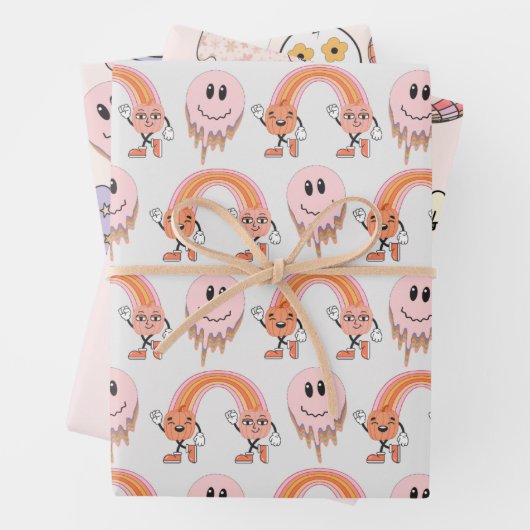 Happy Halloween Geschenkpapier Set (Beispiel)