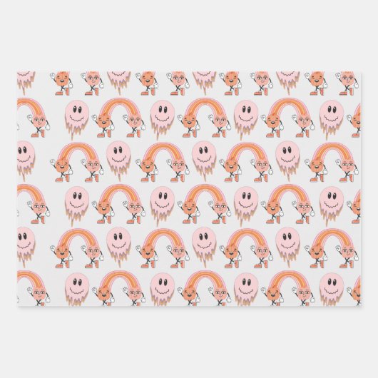 Happy Halloween Geschenkpapier Set (Vorderseite)