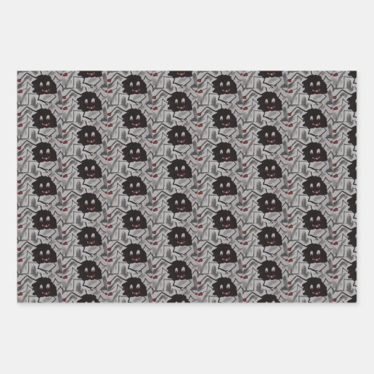 Happy Halloween Geschenkpapier Set (Vorderseite 2)