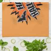 Happy Halloween Geschirrtuch (Gefaltet)