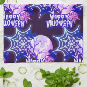 Happy Halloween Geschirrtuch (Gefaltet)