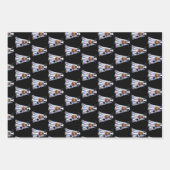 Happy Halloween-Gespenst und Kürbis Geschenkpapier Set (Vorderseite)