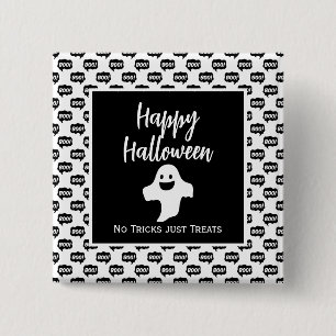 Happy Halloween Ghost boo keine Tricks nur Leckere Button