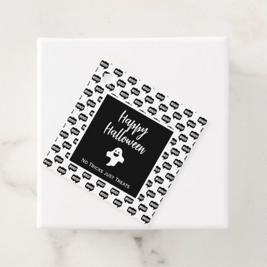 Happy Halloween Ghost boo keine Tricks nur Leckere Geschenkanhänger (Beispiel)