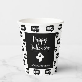 Happy Halloween Ghost boo keine Tricks nur Leckere Pappbecher