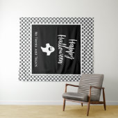 Happy Halloween Ghost boo keine Tricks nur Leckere Wandteppich (Beispiel (Horizontal))