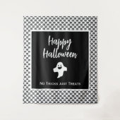Happy Halloween Ghost boo keine Tricks nur Leckere Wandteppich (Vorderseite)