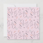 Happy Halloween Ghost Candy Hand Lettering Pink (Vorderseite)