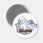 Happy Halloween Ghost Cartoon Magnet (Vorderseite/Rückseite)