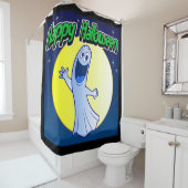Happy Halloween Ghost Duschvorhang (Beispiel)