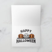 Happy Halloween Ghost Feiertagskarte (Innenseite)