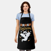 Happy Halloween Ghost Halloween Anzug Schürze (Getragen)