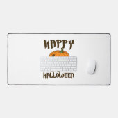 Happy Halloween Ghost - Halloween Kostümpumpe Schreibtischunterlage (Tastatur & Maus)