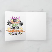 Happy Halloween Ghost Karte (Innenseite)