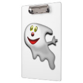 "HAPPY HALLOWEEN" GHOST KLEMMBRETT (Links)