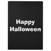 "HAPPY HALLOWEEN" GHOST KLEMMBRETT (Rückseite)