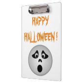 "HAPPY HALLOWEEN" GHOST KLEMMBRETT (Links)