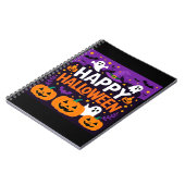 Happy halloween ghost notizblock (Linke Seite)