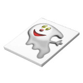 "HAPPY HALLOWEEN" GHOST NOTIZBLOCK (Rotiert)