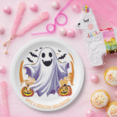 Happy Halloween Ghost Pappteller (Party)