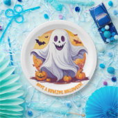 Happy Halloween Ghost Pappteller (Party)