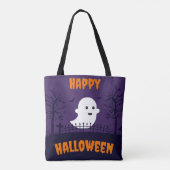 Happy Halloween Ghost Tasche (Rückseite)